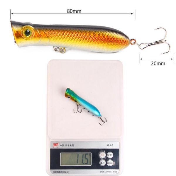 1pcs 8cm 11.5g hard bait popper fishing lure 3d eyes pesca hooks isca artificial wobbler crankbait tackle bass carp jllzec
1pcs 8cm 11.5g hard bait popper fishing lure 3d eyes pesca hooks isca artificial wobbler crankbait tackle bass carp jllzec