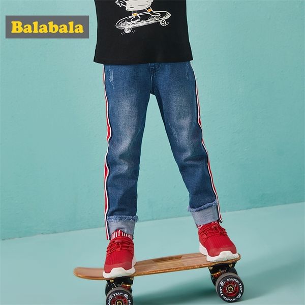 balabala regular hole jeans pants with cuffs for the boy fashion slim jeans leggings for boys enfant autumn trousers for kids y200409, Blue
balabala regular hole jeans pants with cuffs for the boy fashion slim jeans leggings for boys enfant autumn trousers for kids y200409, Blue