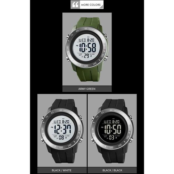 big 1524 fashion & men's led silicone wristwatches digital sport skmei watches 5bar waterproof casual dial electronic watches lombm, Slivery;brown
big 1524 fashion & men's led silicone wristwatches digital sport skmei watches 5bar waterproof casual dial electronic watches lombm, Slivery;brown