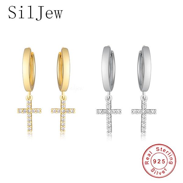 hoop & huggie siljew women authentic fashion 925 sterling silver gold color cross dangle earrings girls earring jewelry moda bijoux, Golden;silver
hoop & huggie siljew women authentic fashion 925 sterling silver gold color cross dangle earrings girls earring jewelry moda bijoux, Golden;silver