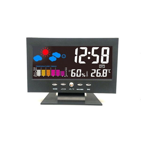 large screen digital alarm clock acoustic control sensing calendar backlight weather forecast snooze table clock for living room decor
large screen digital alarm clock acoustic control sensing calendar backlight weather forecast snooze table clock for living room decor