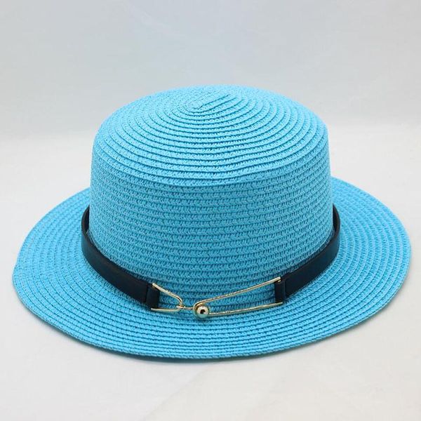 stingy brim hats bingyuanhaoxuan 2021 ladies summer travel wild pure color sun hat fashion buckle metal flat woman straw, Blue;gray
stingy brim hats bingyuanhaoxuan 2021 ladies summer travel wild pure color sun hat fashion buckle metal flat woman straw, Blue;gray
