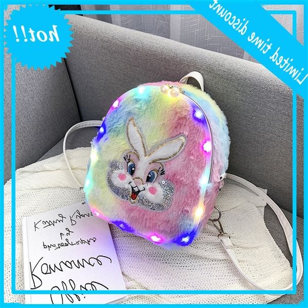 women's new 2020 winter korean fashion plush belt light dazzling backpack personalized schoolbag
women's new 2020 winter korean fashion plush belt light dazzling backpack personalized schoolbag