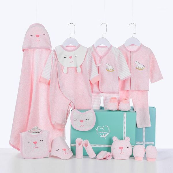 17 pieces baby clothing set baby girl clothes newborn boy clothes 100% cotton rompers bib hat outfit toddler pants1, White
17 pieces baby clothing set baby girl clothes newborn boy clothes 100% cotton rompers bib hat outfit toddler pants1, White