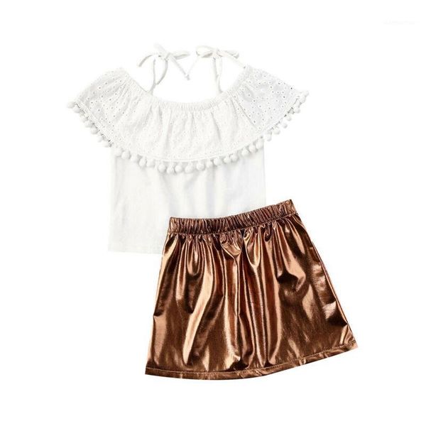 2pcs toddler kids baby girl 0-3t ruffle leather skirt outfits clothes summer1, White
2pcs toddler kids baby girl 0-3t ruffle leather skirt outfits clothes summer1, White