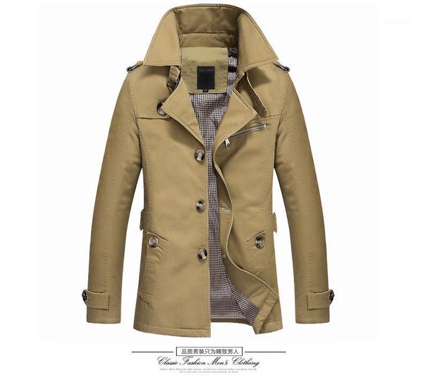 men's trench coats 2021 fashion mens coat men cotton washing long solid black windbreaker overcoat man plus size jackets coat1, Tan;black
men's trench coats 2021 fashion mens coat men cotton washing long solid black windbreaker overcoat man plus size jackets coat1, Tan;black