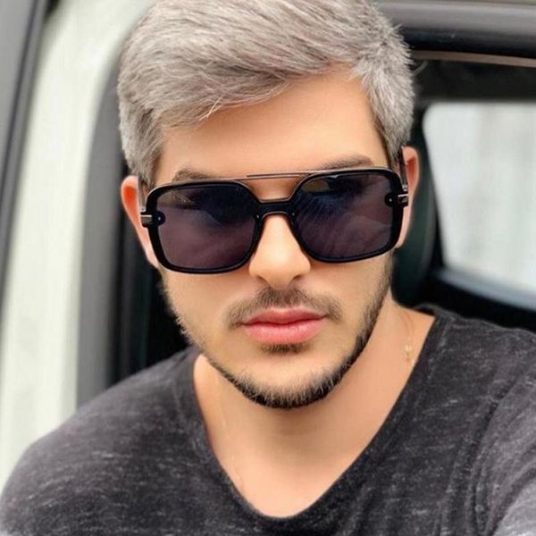 double beam oversized square men sunglasses 2020 new fashion women gradient goggle eyewear male vintage alloy pilot shades uv400, White;black
double beam oversized square men sunglasses 2020 new fashion women gradient goggle eyewear male vintage alloy pilot shades uv400, White;black