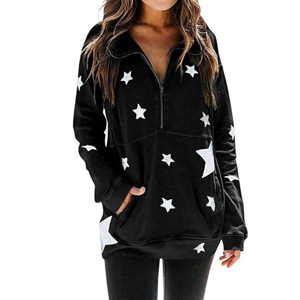 ladies hoodies and sweatshirts fashion long sleeve star print half zip up long sleeve sweatshirt kawaii vetement femme sweat, Black
ladies hoodies and sweatshirts fashion long sleeve star print half zip up long sleeve sweatshirt kawaii vetement femme sweat, Black