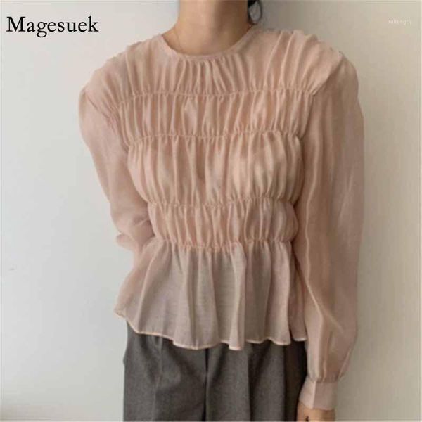 o-neck korean ins solid pleated design perspective summer autumn shirt 2020 fashion clothing blusa puff long sleeve blouse 113571, White
o-neck korean ins solid pleated design perspective summer autumn shirt 2020 fashion clothing blusa puff long sleeve blouse 113571, White