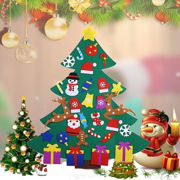 kids diy felt christmas tree decoration santa snowman ornament children new year 667b1
kids diy felt christmas tree decoration santa snowman ornament children new year 667b1