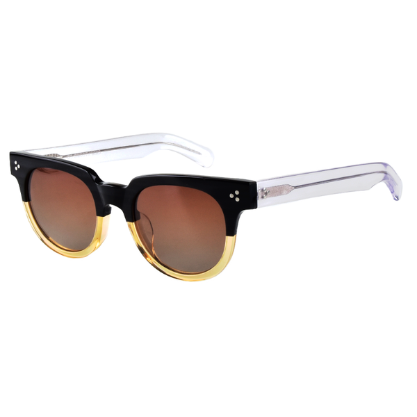sunglasses acetate retro round gradient frame polarized hd for men women driving, White;black
sunglasses acetate retro round gradient frame polarized hd for men women driving, White;black