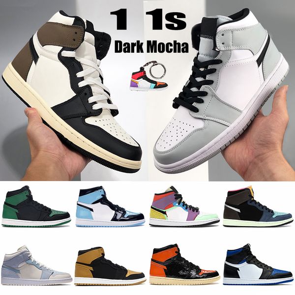 new 1 1s jumpman men basketball shoes dark mocha tokyo bio hack mid light smoke grey chicago toe unc mens trainers women sneakers
new 1 1s jumpman men basketball shoes dark mocha tokyo bio hack mid light smoke grey chicago toe unc mens trainers women sneakers
