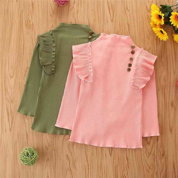 1-6y fashion kids girls clothes sets 2pcs ruffles solid knit long sleeve pullover flare pants, White
1-6y fashion kids girls clothes sets 2pcs ruffles solid knit long sleeve pullover flare pants, White