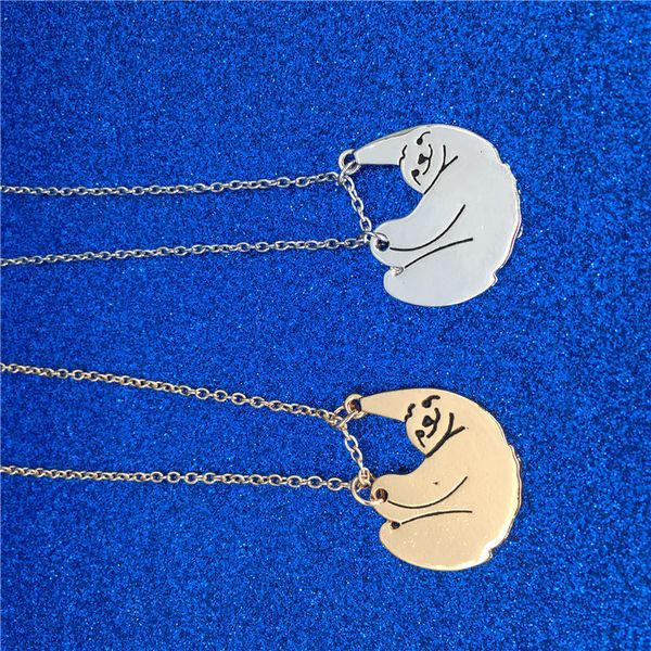 necklace cartoon animal sloth gold chains pendants women fashion jewelry will and sandy drop swljc
necklace cartoon animal sloth gold chains pendants women fashion jewelry will and sandy drop swljc