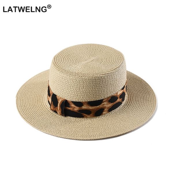 new women and men panama hat leopard straw hat for women visor cap male flat straw hat dropshipping wholesale y200602, Blue;gray
new women and men panama hat leopard straw hat for women visor cap male flat straw hat dropshipping wholesale y200602, Blue;gray