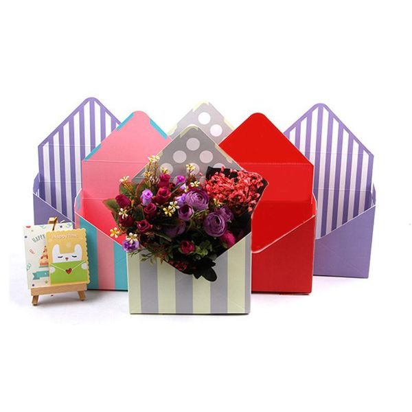 creative envelope fold flower storage box wedding engagement party decor polka dot stripes printed paperboard packaging wrapping
creative envelope fold flower storage box wedding engagement party decor polka dot stripes printed paperboard packaging wrapping