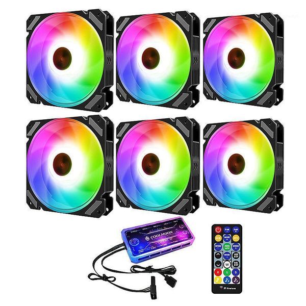 fans & coolings coolmoon rgb chassis fan, 12cm shenguang synchronous silent + music controller led computer cooling fan cpu (6 pcs)1
fans & coolings coolmoon rgb chassis fan, 12cm shenguang synchronous silent + music controller led computer cooling fan cpu (6 pcs)1