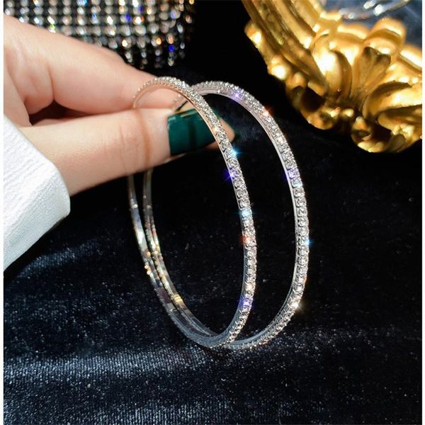 hoop & huggie fyuan big round crystal earrings for women bijoux geometric rhinestone statement jewelry gifts, Golden;silver
hoop & huggie fyuan big round crystal earrings for women bijoux geometric rhinestone statement jewelry gifts, Golden;silver