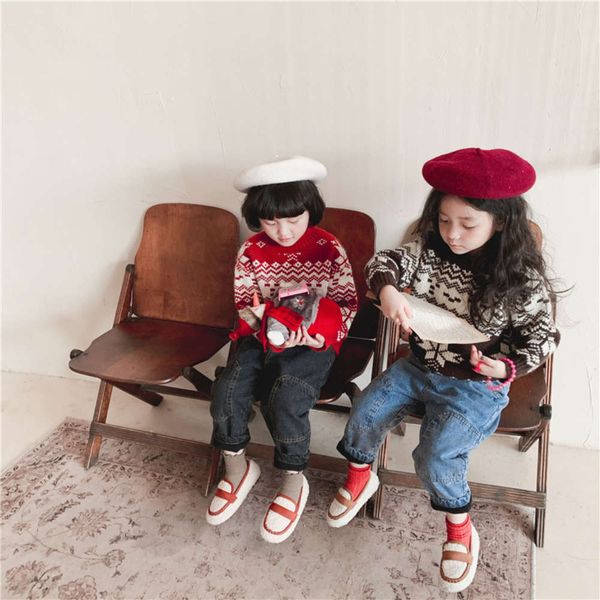 2020 winter new children's korean sle thickened sweater girls wear round neck baby's christmas pullover fae5, Blue
2020 winter new children's korean sle thickened sweater girls wear round neck baby's christmas pullover fae5, Blue