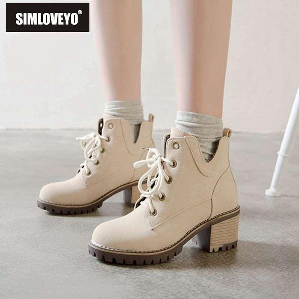 boots simloveyo 2021 motorcycle ankle for women high heels botas winter motocross booties retro short cross tied size 34-43, Black
boots simloveyo 2021 motorcycle ankle for women high heels botas winter motocross booties retro short cross tied size 34-43, Black