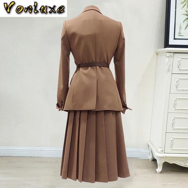 women 2 piece set fashion office lady business work wear slim suit jacket blazer pleated skirt uniform big plus size1, White
women 2 piece set fashion office lady business work wear slim suit jacket blazer pleated skirt uniform big plus size1, White