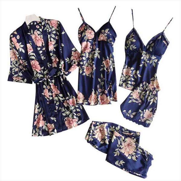 women lace floral print pajamas spring femal suit satin pyjamas nightwear kimono robe homewear sleepwear plus size, Black;red
women lace floral print pajamas spring femal suit satin pyjamas nightwear kimono robe homewear sleepwear plus size, Black;red