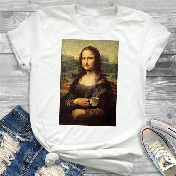 women lady t shirt funny painting printed tshirt ladies short sleeve loose tee shirt women female clothes graphic t shirt, White
women lady t shirt funny painting printed tshirt ladies short sleeve loose tee shirt women female clothes graphic t shirt, White