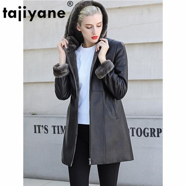 women's leather & faux real fur coat female wool jacket autumn winter women clothes 2021 genuine sheepskin down zt4839, Black
women's leather & faux real fur coat female wool jacket autumn winter women clothes 2021 genuine sheepskin down zt4839, Black