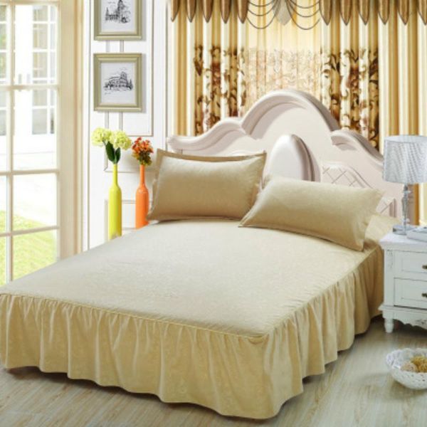 1.2m*2m bed skirt bed cover single simons cover protector three-piece set solid color home textile
1.2m*2m bed skirt bed cover single simons cover protector three-piece set solid color home textile