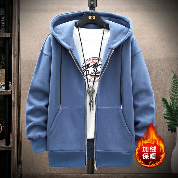 sweater men's hooded jacket hanchao couple's loose fashion plush thickened hoodie df206tp55, Black
sweater men's hooded jacket hanchao couple's loose fashion plush thickened hoodie df206tp55, Black