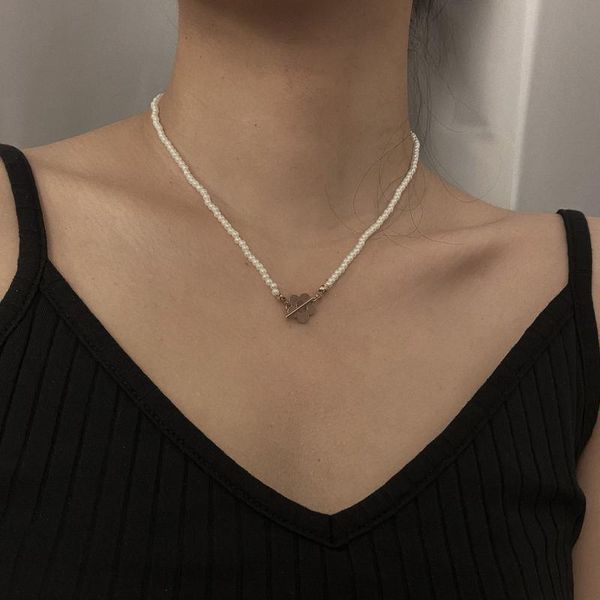 simulated pearl single layer chain flower buckle chain necklaces fashion jewelry charms necklace for women kpop trendy sweet, Silver
simulated pearl single layer chain flower buckle chain necklaces fashion jewelry charms necklace for women kpop trendy sweet, Silver