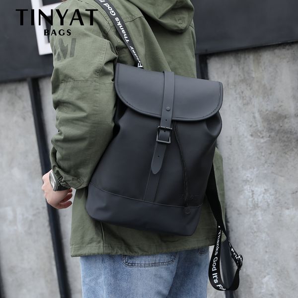 tinyat mens lapbackpack for 14 inch man backpack leather school bag casual shoulder backpack male bagpack travel mochila
tinyat mens lapbackpack for 14 inch man backpack leather school bag casual shoulder backpack male bagpack travel mochila