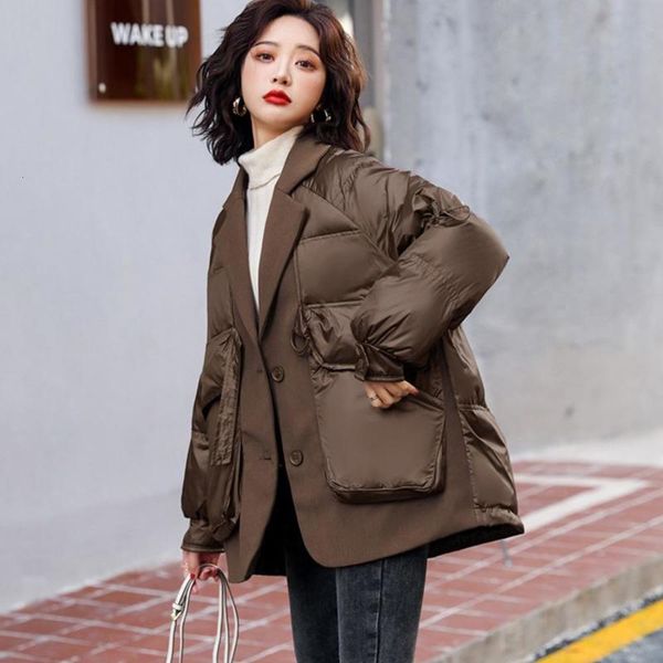 new down woman jacket women short fried street korean winter cold warm 90% white duck fashion parka coats for overcoat, Black
new down woman jacket women short fried street korean winter cold warm 90% white duck fashion parka coats for overcoat, Black