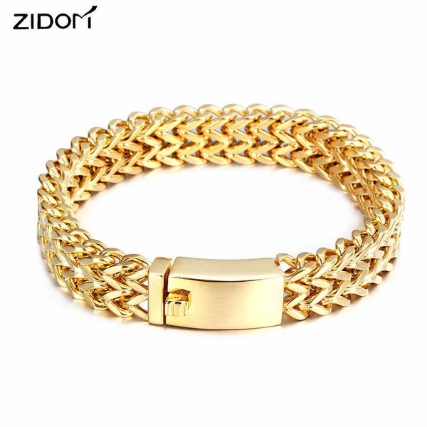 stainless steel gold color men hiphop bracelets fashion 1.2cm width 21cm long franco link chain bracelet men hip hop jewelry, Black
stainless steel gold color men hiphop bracelets fashion 1.2cm width 21cm long franco link chain bracelet men hip hop jewelry, Black