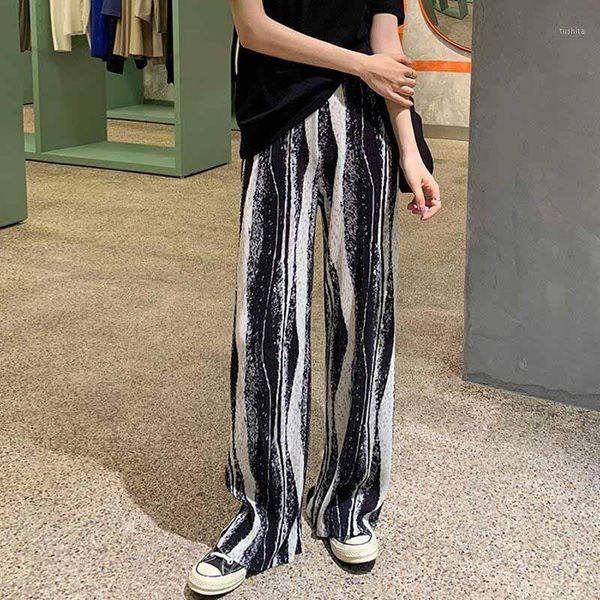 tie dye wide leg pants summer autumn trousers women elastic high waist loose ribbed pants korean streetwear fashion1, Black;white
tie dye wide leg pants summer autumn trousers women elastic high waist loose ribbed pants korean streetwear fashion1, Black;white