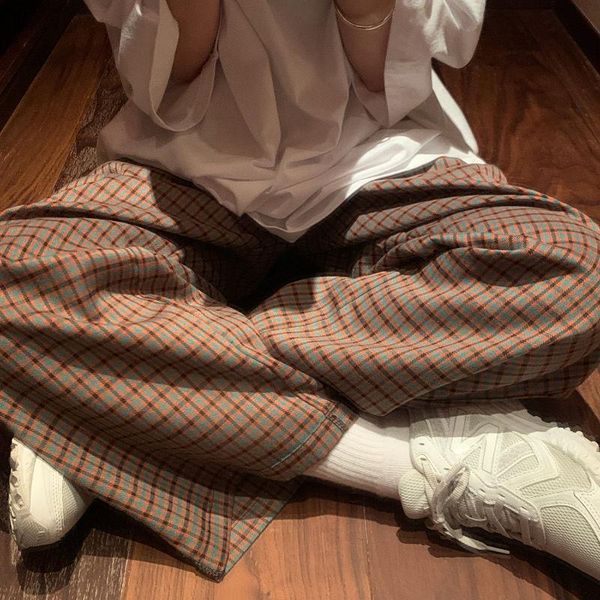 wide leg pants women fashion plaid ulzzang loose high waist trousers female jogger sweatpant pockets summer retro streetwear, Black;white
wide leg pants women fashion plaid ulzzang loose high waist trousers female jogger sweatpant pockets summer retro streetwear, Black;white