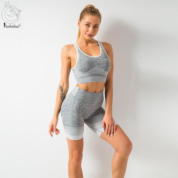 yoga outfits yushuhua women's bra and shorts seamless sportswear fitness shockproof tights set gym clothing sports suit1, White;red
yoga outfits yushuhua women's bra and shorts seamless sportswear fitness shockproof tights set gym clothing sports suit1, White;red