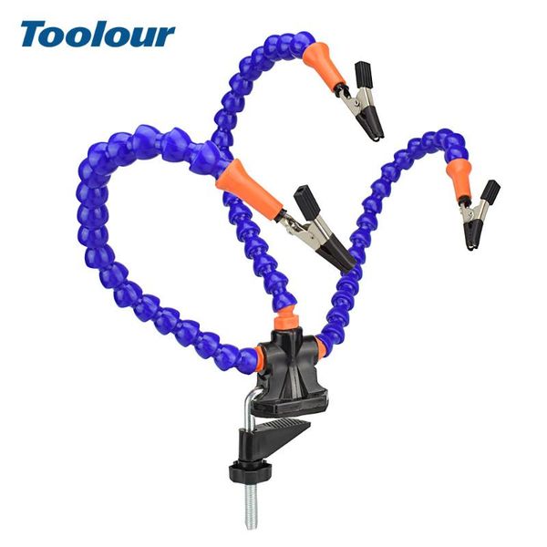 hand & power tool accessories toolour bench vise table clamp soldering station with 3pc flexible arms soldeirng iron holder pcb welding repa
hand & power tool accessories toolour bench vise table clamp soldering station with 3pc flexible arms soldeirng iron holder pcb welding repa