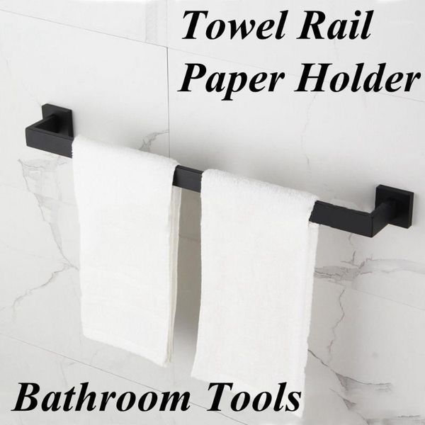 towel rail paper holder shelf stainless steel shower bathroom accessories set robe black hook paint four-piece bathroom tools1
towel rail paper holder shelf stainless steel shower bathroom accessories set robe black hook paint four-piece bathroom tools1