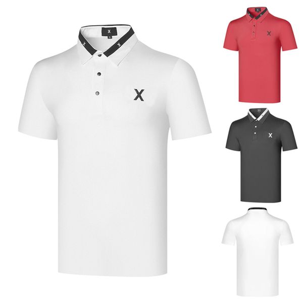 men's breathable golf t-shirt, outdoor leisure quick drying shirt, sweat absorbing short sve polo, novelty in summer, 2021, White;black
men's breathable golf t-shirt, outdoor leisure quick drying shirt, sweat absorbing short sve polo, novelty in summer, 2021, White;black