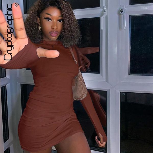 cryptographic long sleeve casual mini dress bodycon round neck 2020 fall winter solid women's dresses club party streetwear1, Black;gray
cryptographic long sleeve casual mini dress bodycon round neck 2020 fall winter solid women's dresses club party streetwear1, Black;gray