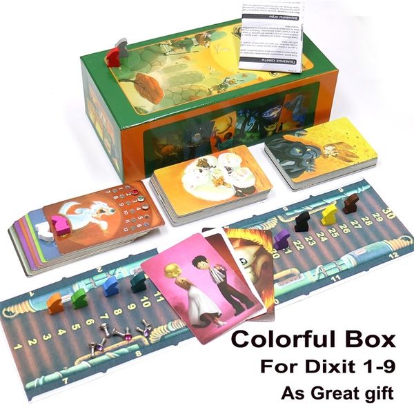 obscure dixit board game deck 1+2+3+4+5+6+7+8+9 cards game wooden bunny russian and english rules for home party fun y200413
obscure dixit board game deck 1+2+3+4+5+6+7+8+9 cards game wooden bunny russian and english rules for home party fun y200413