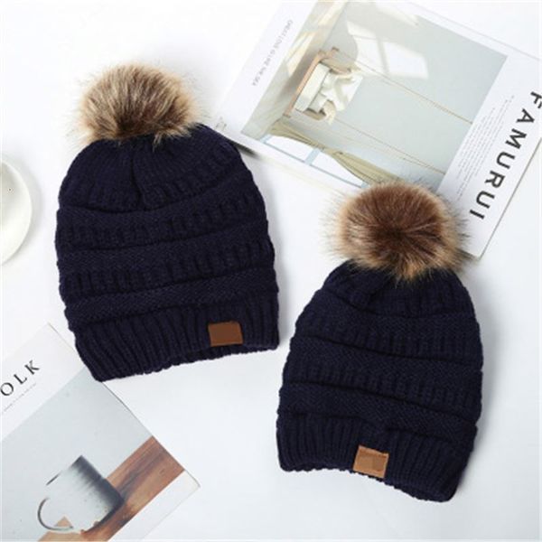 winter wool new parent-child pompom caps autumn and thick fleece lining women knitted trendy hat beanie fxez
winter wool new parent-child pompom caps autumn and thick fleece lining women knitted trendy hat beanie fxez