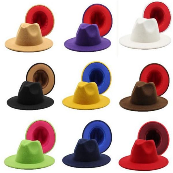 panama cap jazz formal hat lady felt fedora hats fashion patchwork wide brim caps trilby chapeau for men women red black 2022
panama cap jazz formal hat lady felt fedora hats fashion patchwork wide brim caps trilby chapeau for men women red black 2022