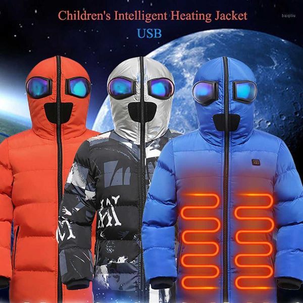 130-175cm children usb heated warmer 3s heated front back winter hooded jacket motorcycling jacket skiing coat smart heat1, Gray;blue
130-175cm children usb heated warmer 3s heated front back winter hooded jacket motorcycling jacket skiing coat smart heat1, Gray;blue