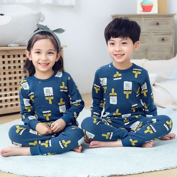 children's pure autumn underwear set baby boys and girls' cotton round neck home cloth pajamas, Blue;red
children's pure autumn underwear set baby boys and girls' cotton round neck home cloth pajamas, Blue;red