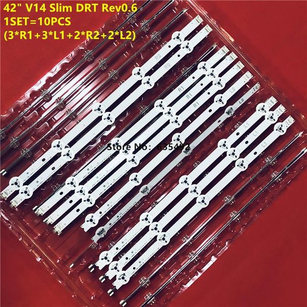 new 10 pcs led strip for 42" v14 slim drt rev0.6 6916l-1682a 6916l-1683a 6916l-1684a 6916l-1685a lc420duh 42lb671v tx-42as750e
new 10 pcs led strip for 42" v14 slim drt rev0.6 6916l-1682a 6916l-1683a 6916l-1684a 6916l-1685a lc420duh 42lb671v tx-42as750e