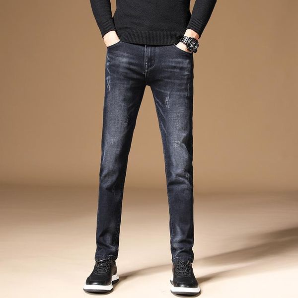 men's jeans boutique fall 2021 black han edition cultivate morality small straight foot long pants, Blue
men's jeans boutique fall 2021 black han edition cultivate morality small straight foot long pants, Blue
