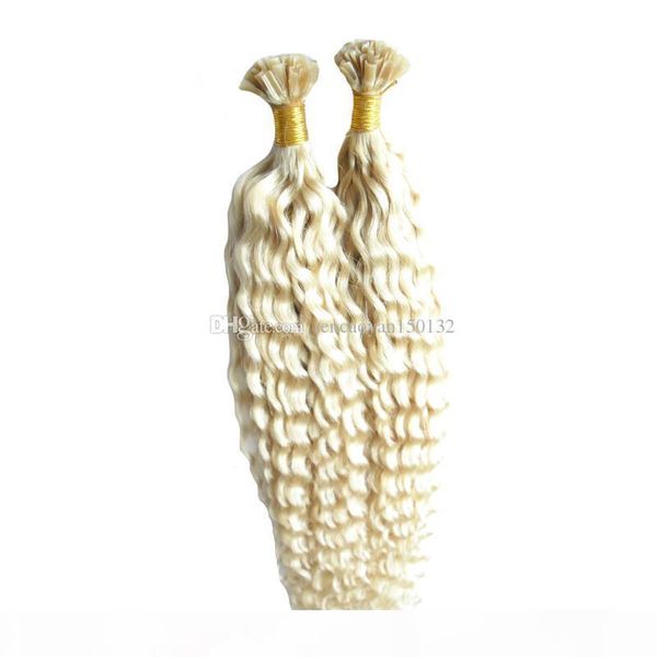 613 bleach blonde virgin peruvian kinky curly hair extensions pre bonded nail u tip human hair extensions keratin fusion nails tip hair 200s, Black
613 bleach blonde virgin peruvian kinky curly hair extensions pre bonded nail u tip human hair extensions keratin fusion nails tip hair 200s, Black