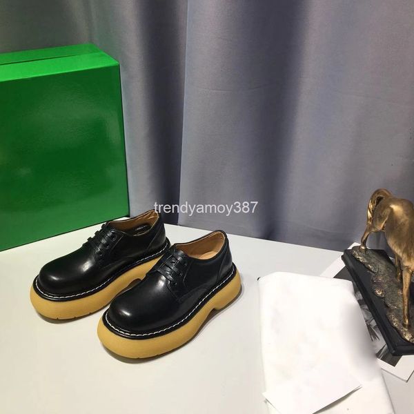 dress shoes thick soled british style big head small leather shoes women's summer low fashion muffin round single trend, Black
dress shoes thick soled british style big head small leather shoes women's summer low fashion muffin round single trend, Black